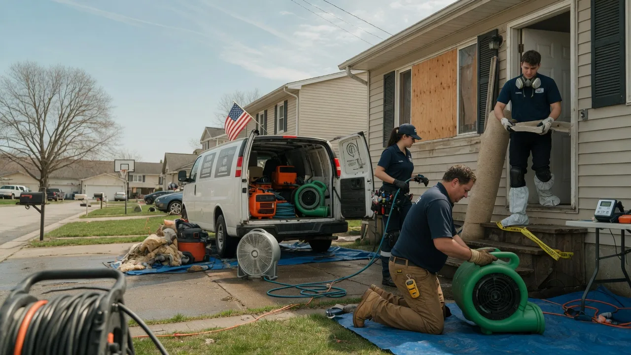 Water Damage Restoration in Dwight, IL near me